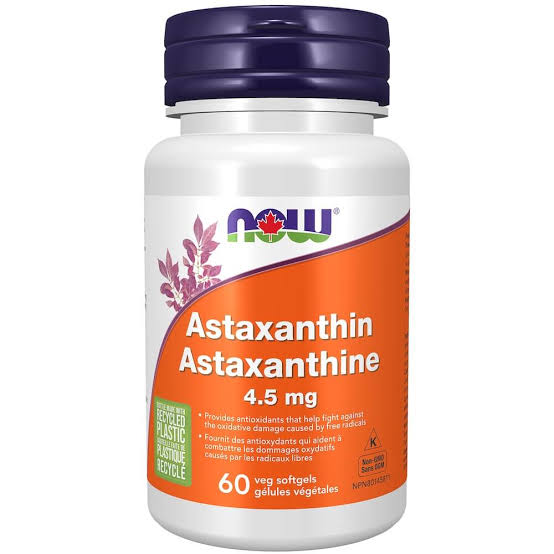 NOW Astaxanthin 4.5mg 60 Softgels