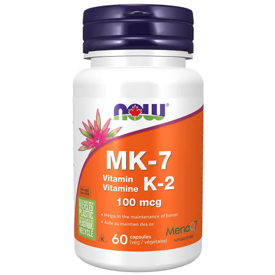 NOW MK-7 Vitamin K-2 100 mcg Veg Capsules
