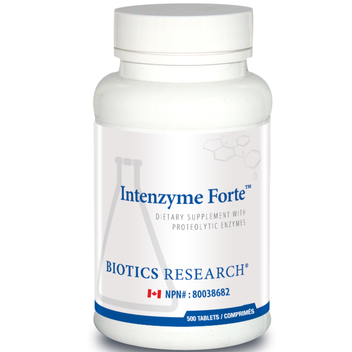 Biotics Research Intenzyme Forte 500 Tabs Supplements - Digestive Enzymes at Village Vitamin Store