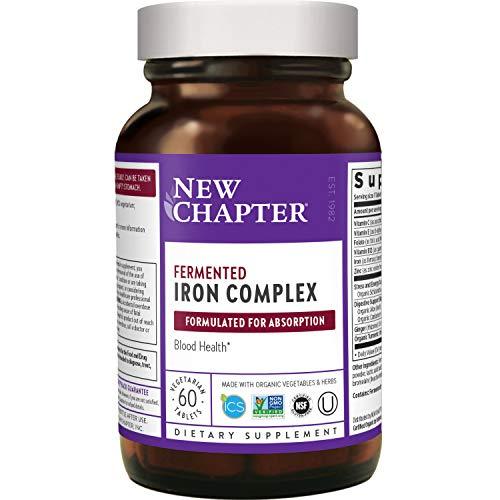 New Chapter Fermented Iron Complex 60 Tablets* Minerals - Iron at Village Vitamin Store