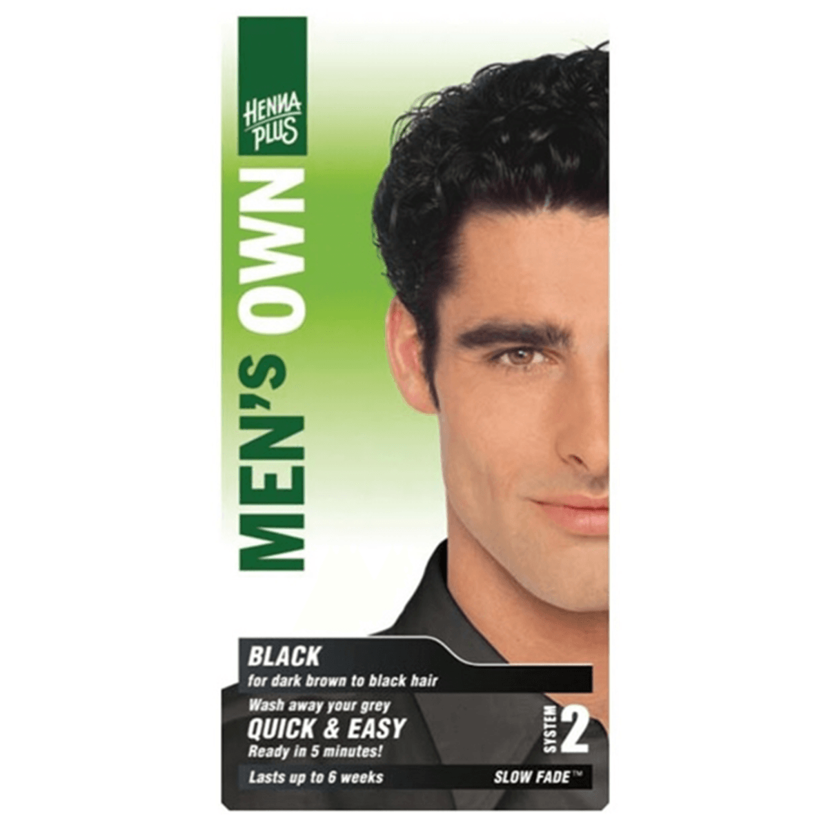 Henna Plus Men's Own Hair Colour Black 80mL Hair Colour at Village Vitamin Store