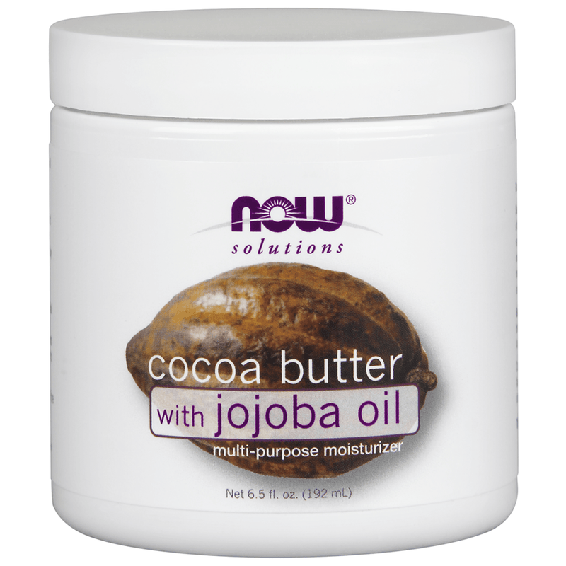 NOW Solutions Cocoa Butter With Jojoba 192ml 6.5OZ Beauty Oils at Village Vitamin Store