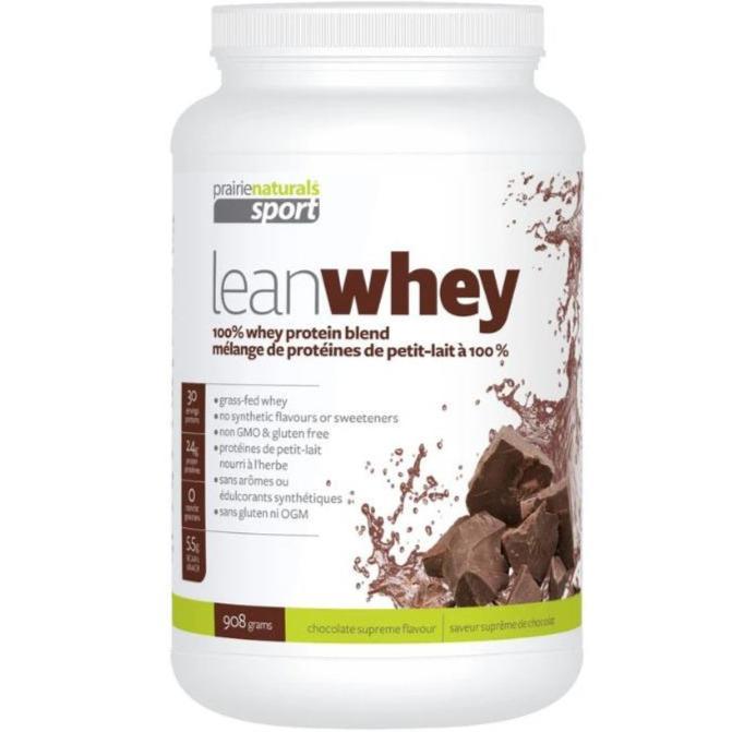 Prairie Naturals Sport LeanWhey Protein CHOCOLATE SUPREME 908g