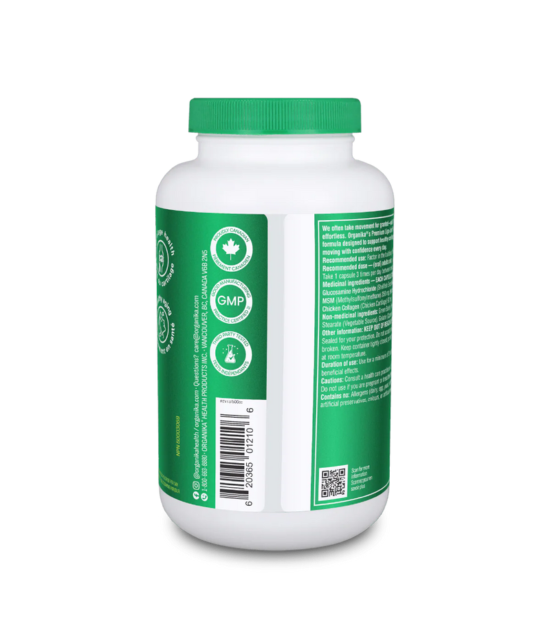 Organika Liga-Joint Premium 830mg 180 Capsules