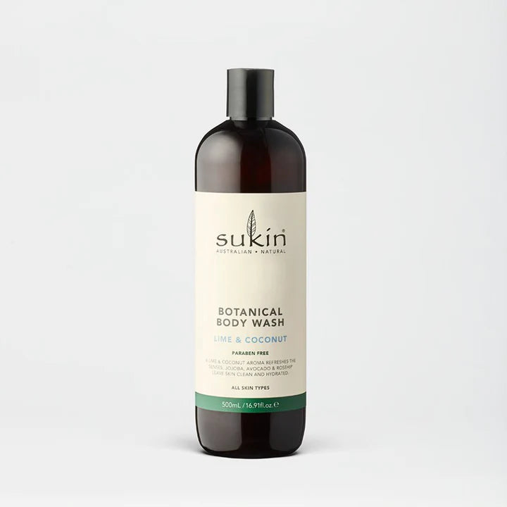 Sukin Botanical Body Wash Lime & Coconut - 500 mL