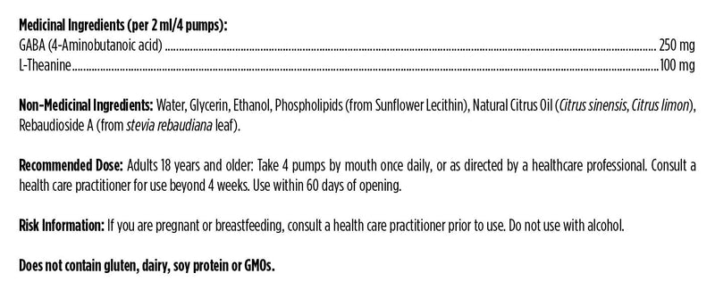 Designs for Health Liposomal GABA with L-Theanine 50 ml