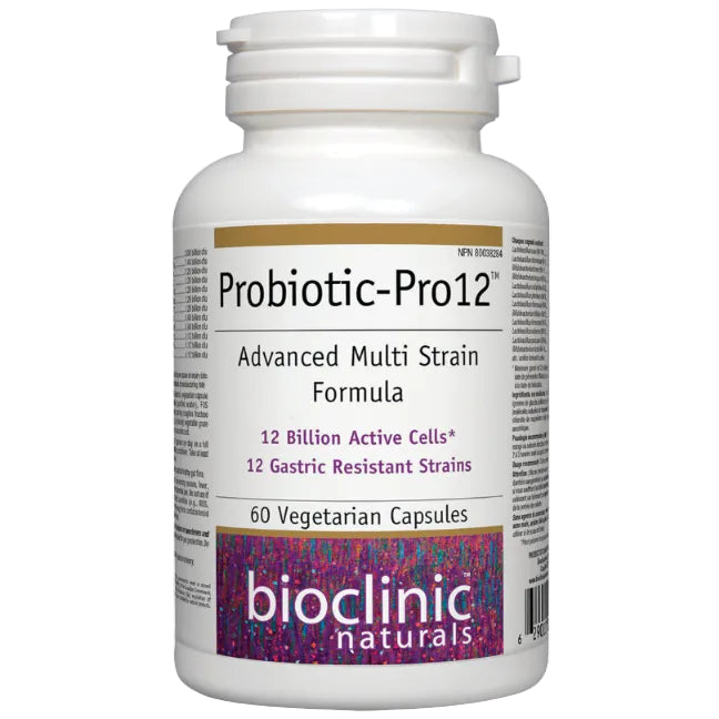 Bioclinic Naturals Probiotic-Pro12  60 Veggie Caps
