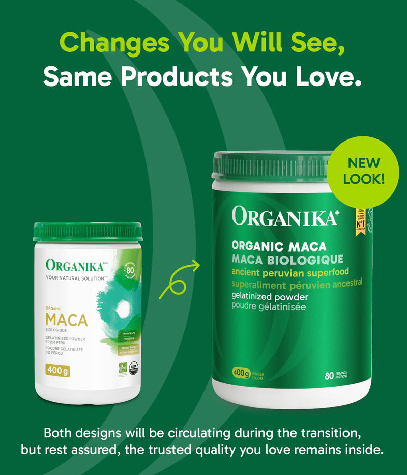 Organika - Organic Maca Powder, 400g