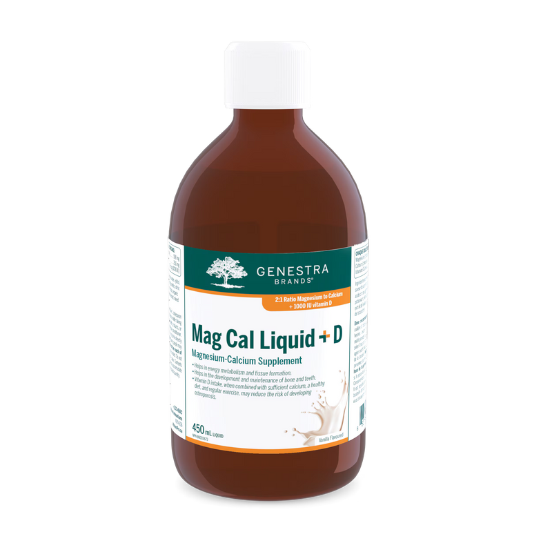 Genestra Mag Cal Natural Vanilla 450ml