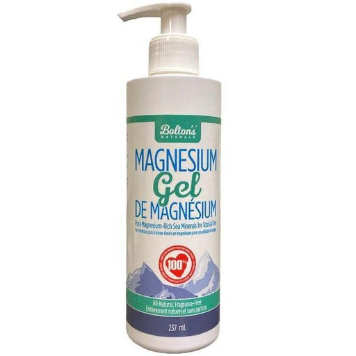 Bolton's Naturals Magnesium Gel 237mL Minerals - Magnesium at Village Vitamin Store