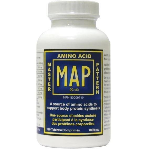 Master Amino Acid Pattern (MAP), 120 tablets Village Vitamin Store