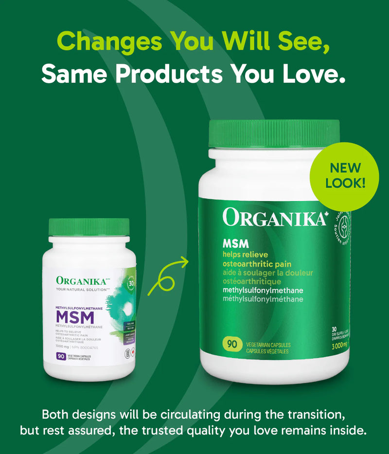 Organika MSM 1000MG 360 Caps