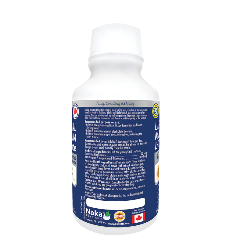 Naka Liposomal Magnesium L-Threonate 250ml