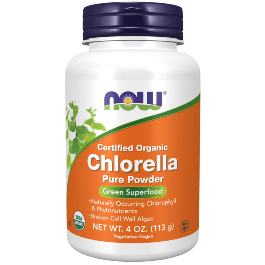Now Chlorella Powder 113g Supplements - Greens at Village Vitamin Store