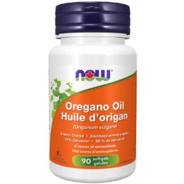 NOW Oregano Oil 90 Softgels Cough, Cold & Flu at Village Vitamin Store