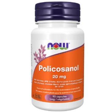NOW Policosanol 20mg 90 Veggie Caps Supplements - Liver Care at Village Vitamin Store