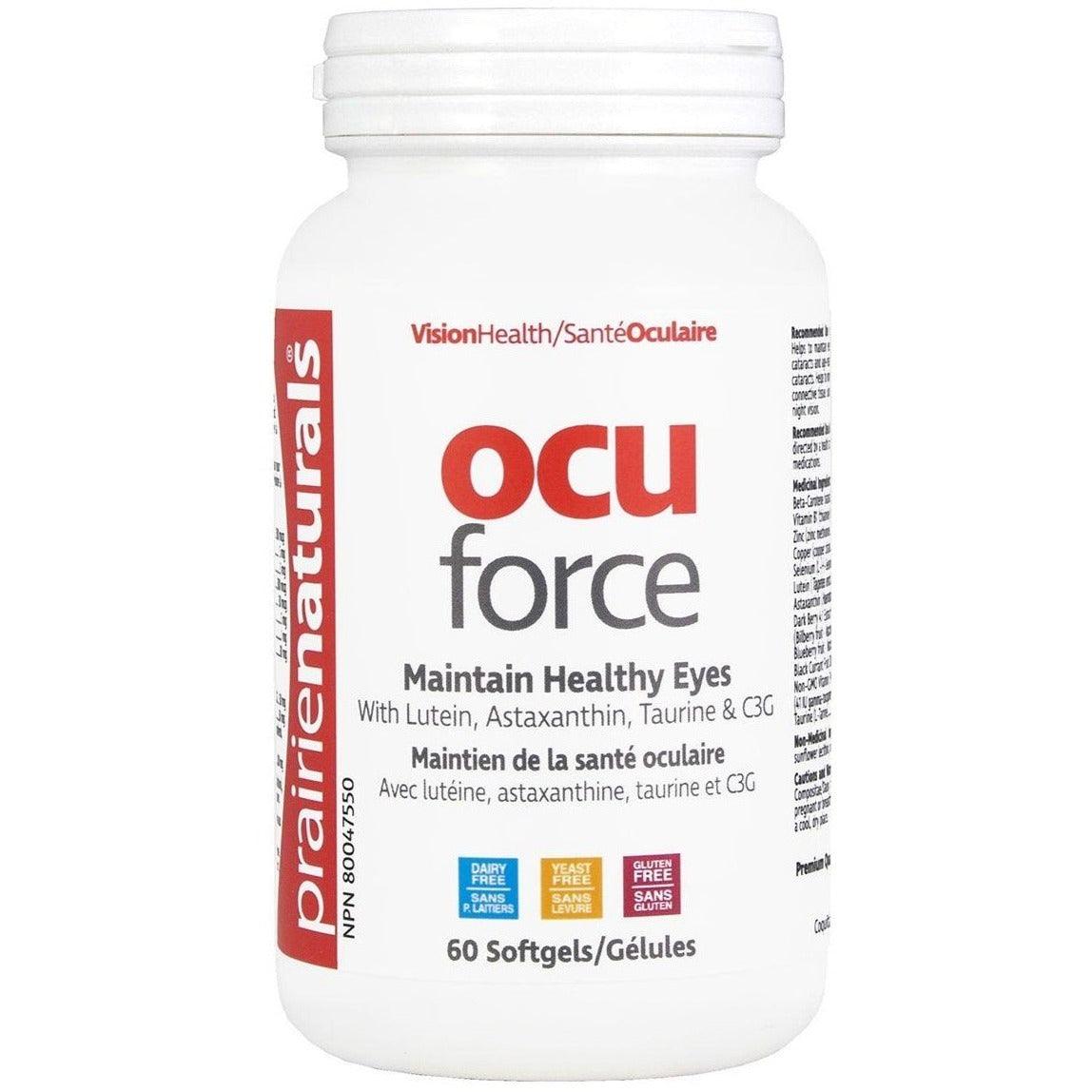 Prairie Naturals Ocu- Force 60 Softgels Supplements at Village Vitamin Store