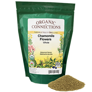 Organic Connections Chamomile Flowers (Organic Whole) -454g Food Items at Village Vitamin Store