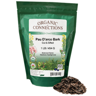 Organic Connections Pau D’Arco Bark (Wild Crafted Loose) - 454g Food Items at Village Vitamin Store