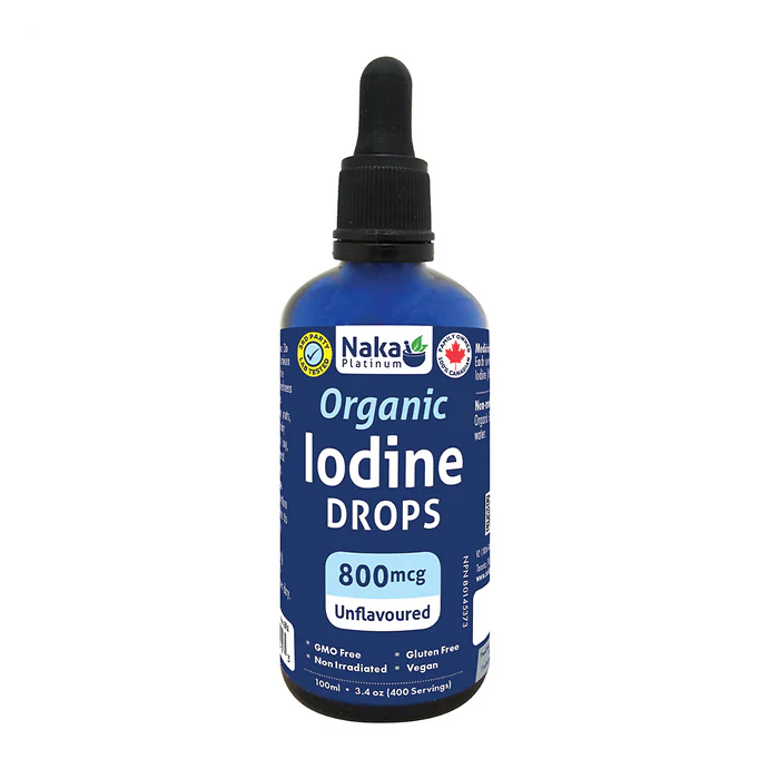 Naka Platinum Organic Iodine Drop 800mcg unflavoured 100 mL
