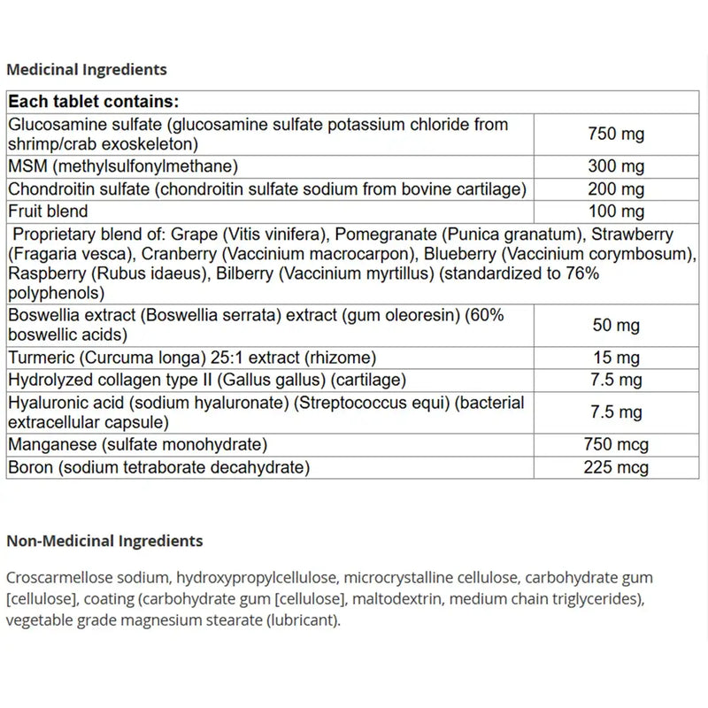 Natural Factors OsteoMove 240 Tabs