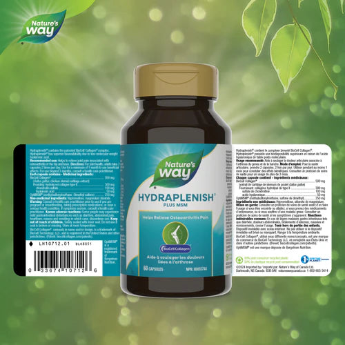 Nature's Way Hydraplenish with MSM 60 Caps