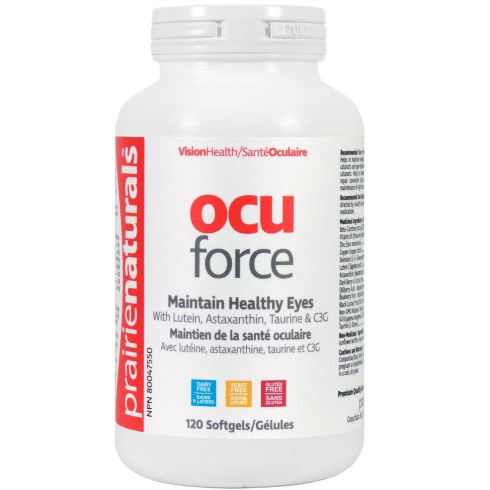 Prairie Naturals Ocu- Force 120 Softgels Supplements - Eye Health at Village Vitamin Store