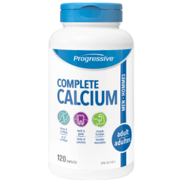 Progressive Complete Calcium For Men 120 Caplets Minerals - Calcium at Village Vitamin Store