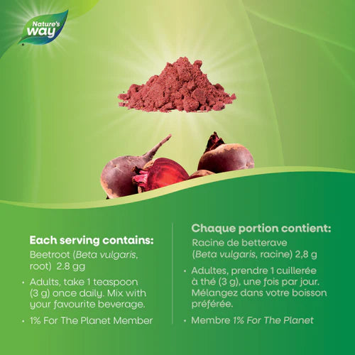 Nature's Way Beet Root Powder | Antioxidant Support | 150g