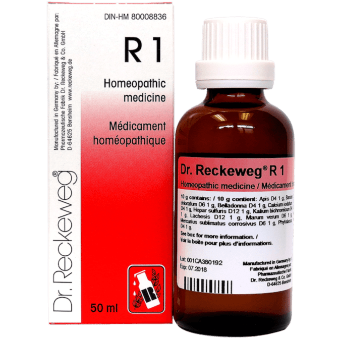 Dr. Reckeweg R1, 50ML Homeopathic at Village Vitamin Store