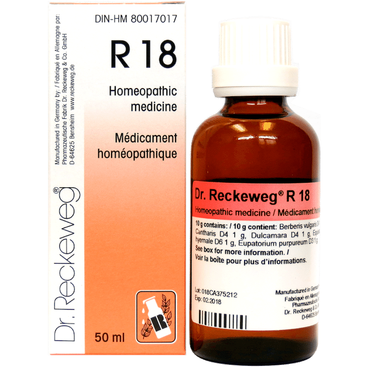 Dr Reckeweg R18 50ml Homeopathic at Village Vitamin Store