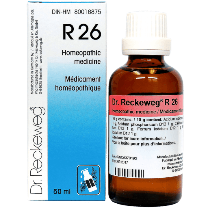 Dr Reckeweg R26 50ml Homeopathic at Village Vitamin Store