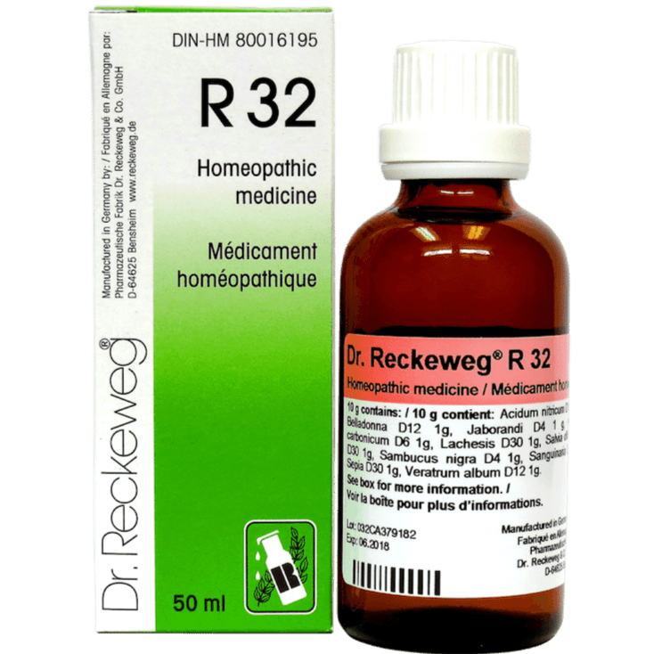 Dr. Reckeweg R32 50ML Homeopathic at Village Vitamin Store