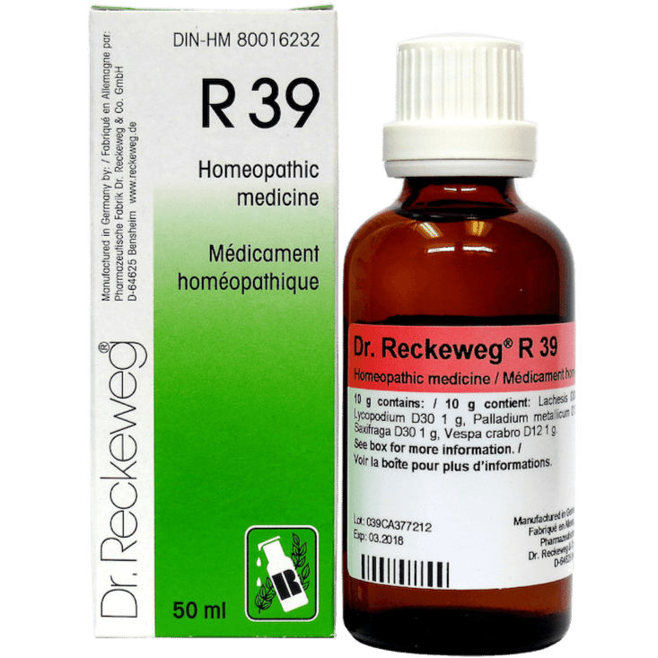 Dr. Reckeweg R39 drops 50ML Homeopathic at Village Vitamin Store
