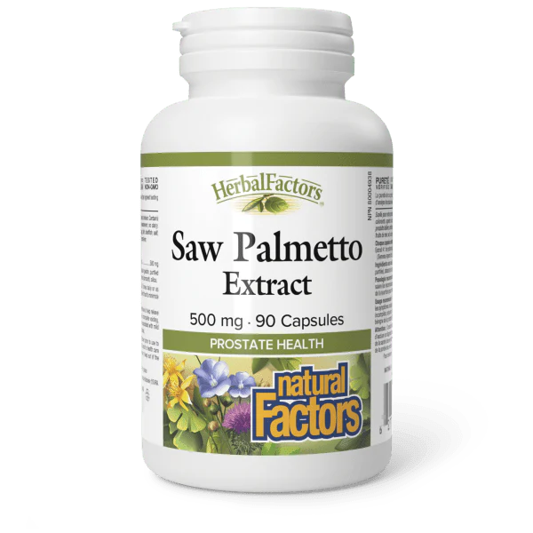 Natural Factors Saw Palmetto 500mg 90 Capsules