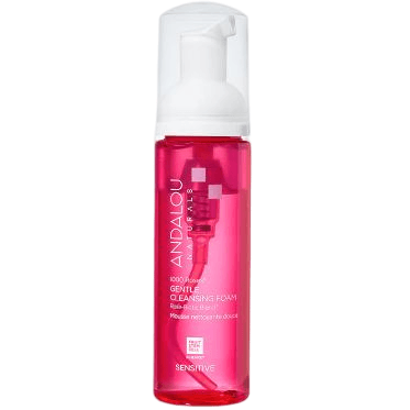 Andalou Naturals 1000 Roses Cleansing Foam for Sensitive skin 163 ML Face Cleansers at Village Vitamin Store