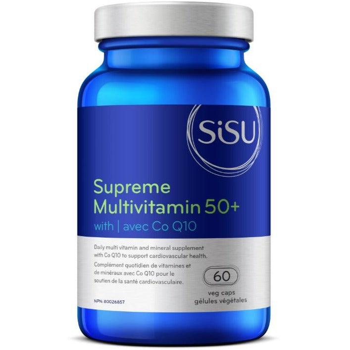 Sisu Supreme Multivitamin 50+ With CoQ10 60 Veggie Caps Vitamins - Multivitamins at Village Vitamin Store