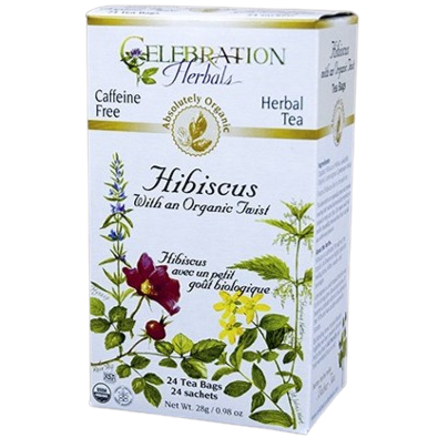 Celebration Herbals Hibiscus with an Organic Twist 24 Tea Bags Food Items at Village Vitamin Store