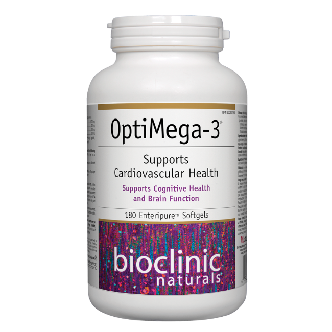 Bioclinic Naturals OptiMega 3 - 180 Softgels