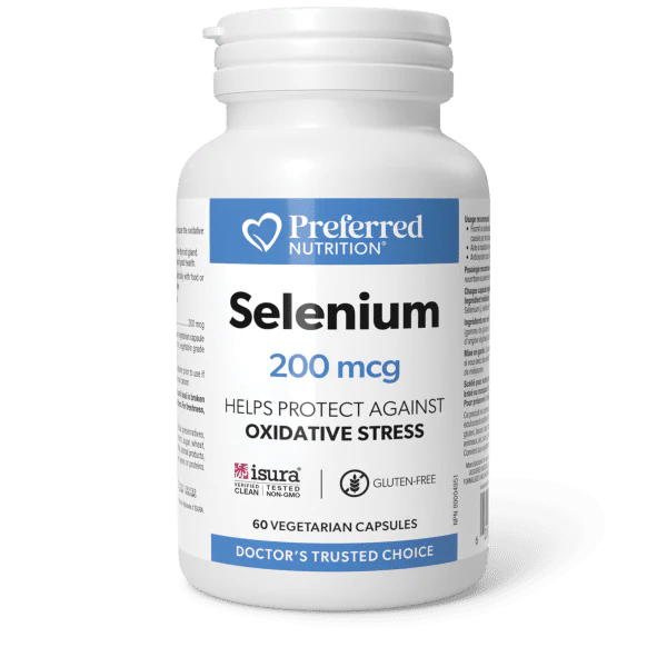 Preferred Nutrition Selenium 200mcg 60 Veggie Caps
