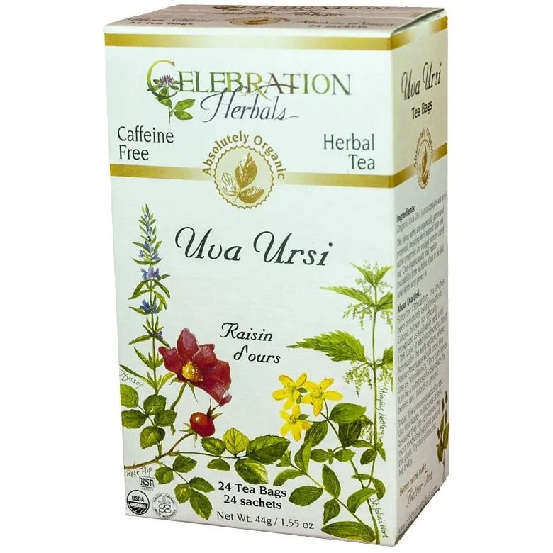 Celebration Herbals Uva Ursi Caffeine Free 24 Tea Bags