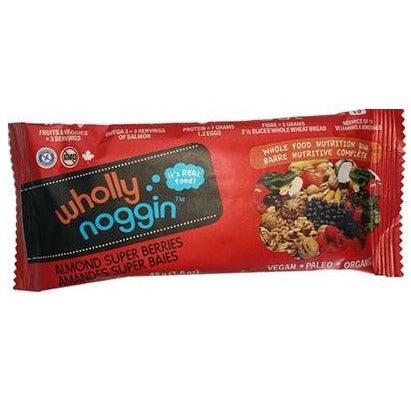 Wholly Noggin Alomd Super Berries Super Bar 45g Food Items at Village Vitamin Store