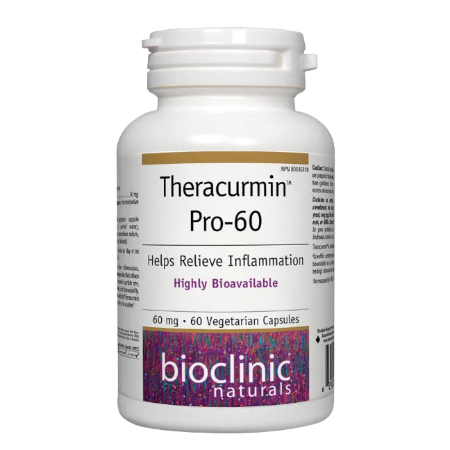 Bioclinic Naturals Theracurmin™, Pro-60 | 60 Veg Capsules