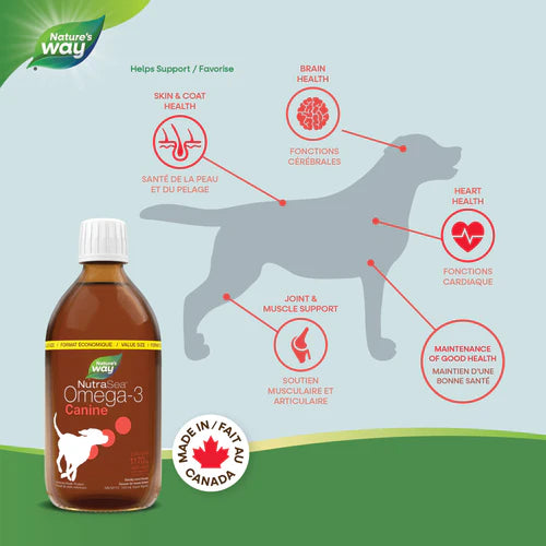 NutraSea Omega-3 Canine / 16.9 fl oz (500 ml)