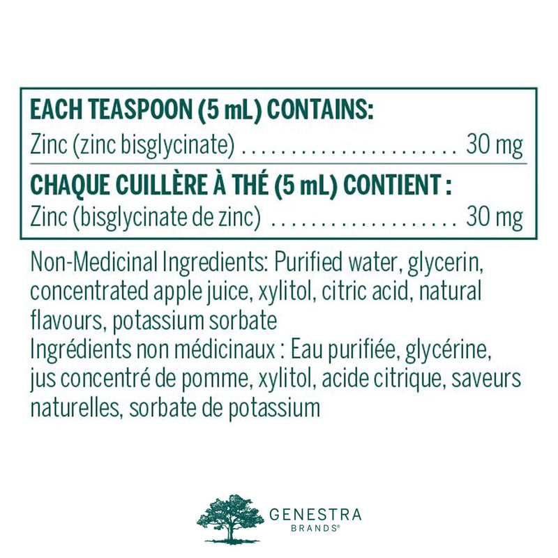 Genestra Zinc Glycinate Liquid 450mL