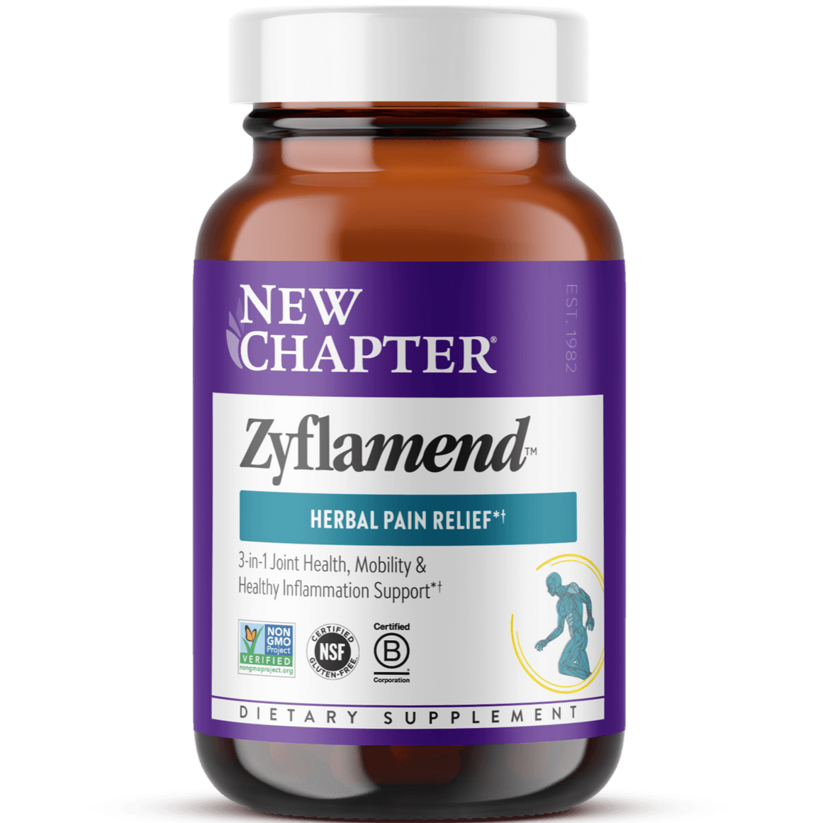 New Chapter Zyflamend 60 Vegetarian Capsules Supplements - Pain & Inflammation at Village Vitamin Store
