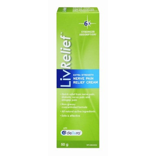 LivRelief Nerve Cream 50 g Personal Care at Village Vitamin Store