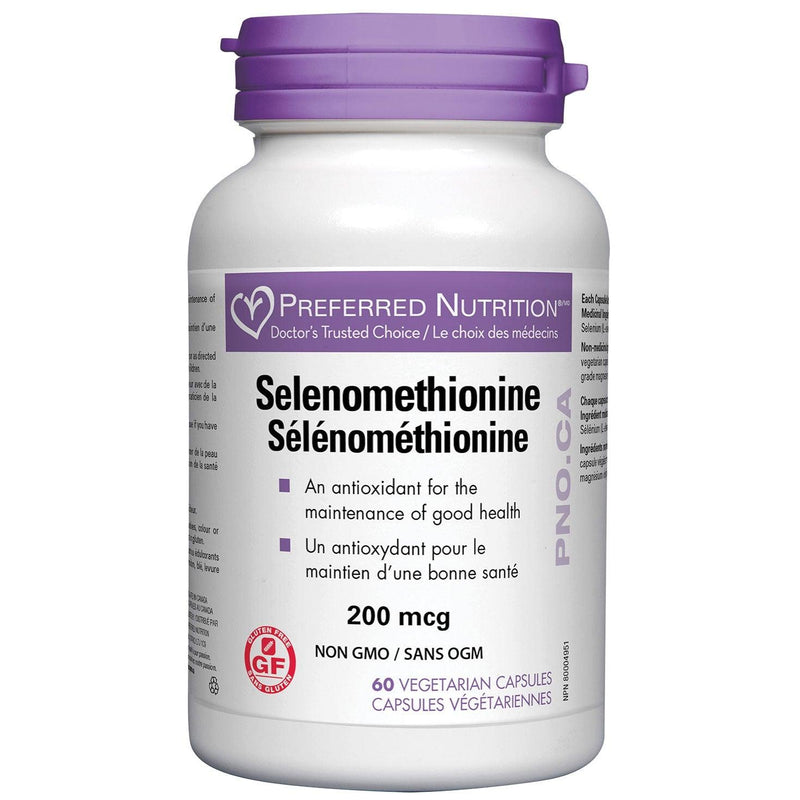 Preferred Nutrition Selenomethionine 200mcg Supplements at Village Vitamin Store
