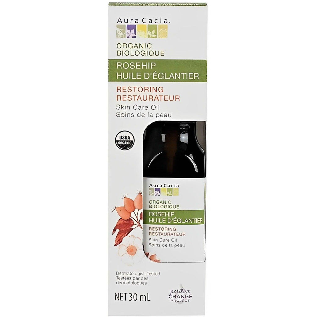 Skin Care Aura Cacia Organic  Rosehip Oil  Restoring 30ML Aura Cacia