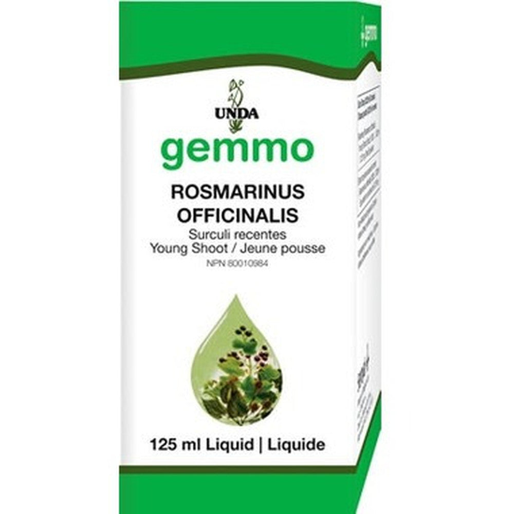 UNDA Gemmo Rosemarinus Officinalis 125ML Homeopathic at Village Vitamin Store
